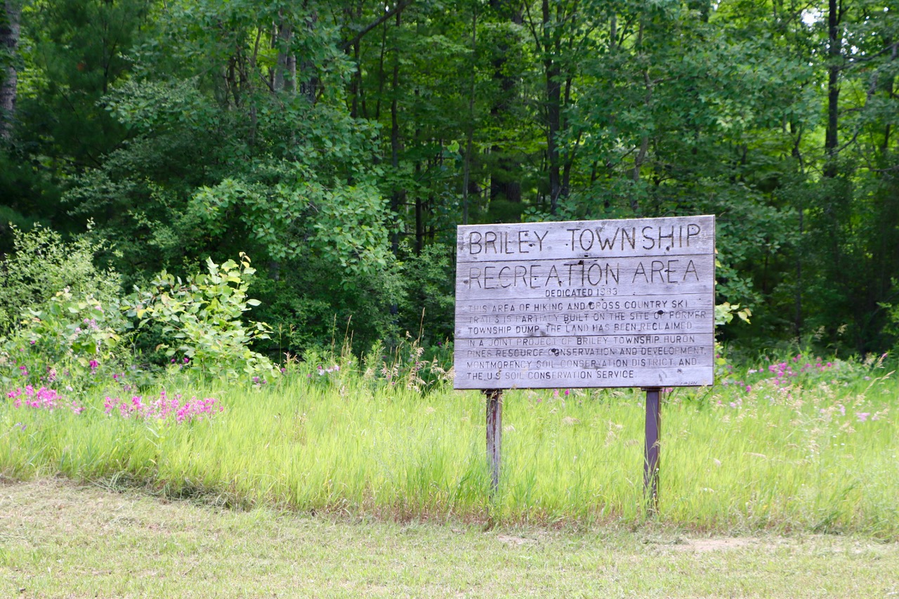 Rec Area Wood Sign